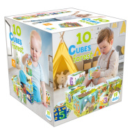 10+Cube+Würfelstapelspiel - Wald