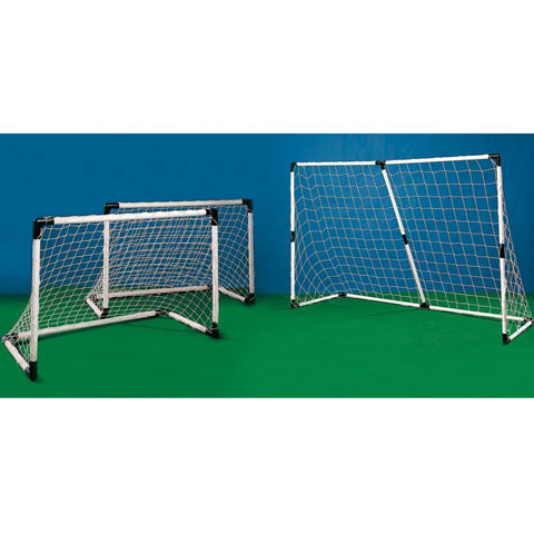 2in1 Mini- und Mittelgroßes Fußballtor-Set mit Ball