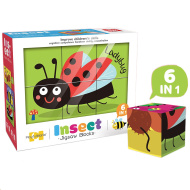 6-in-1 Puzzle Märchenwürfel - Insekten