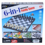 6-in-1 magnetisches Gesellschaftsspiel-Set