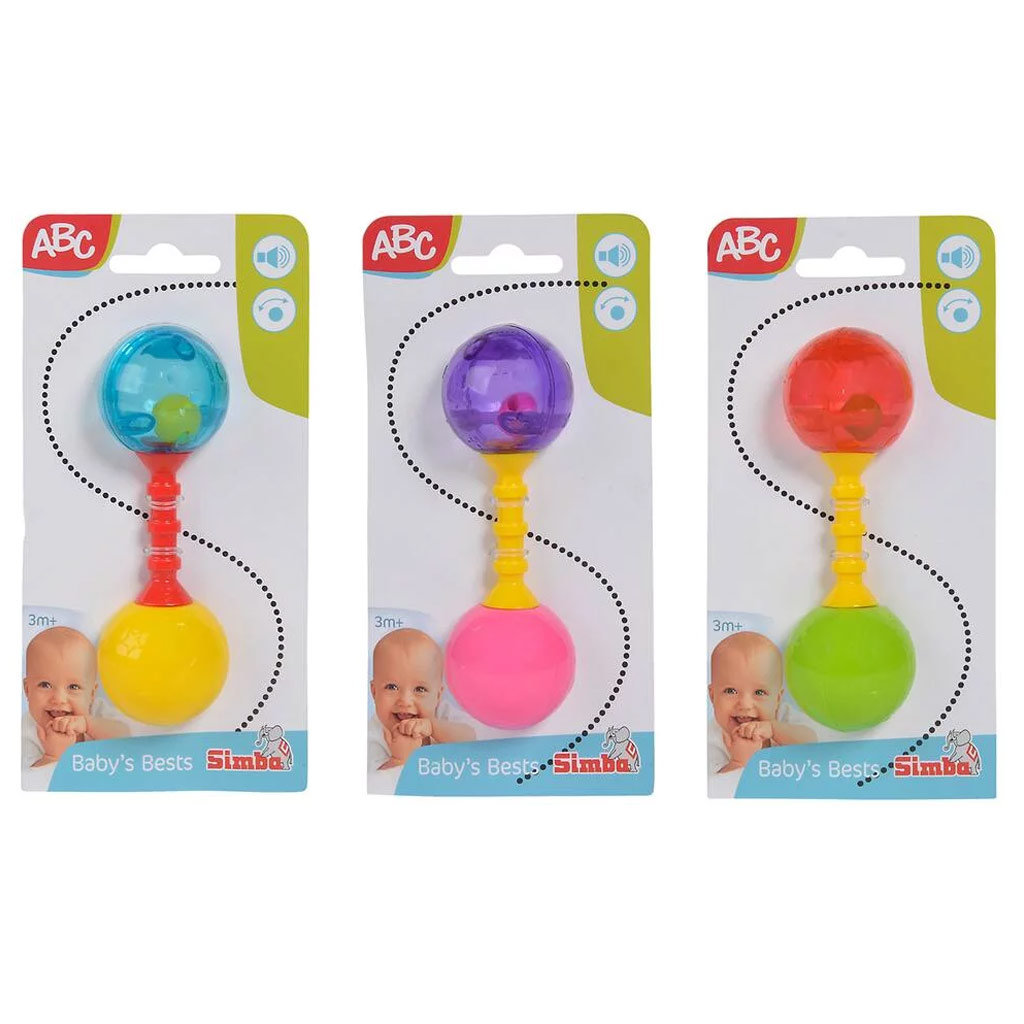 ABC mein erstes Rassel-Babyspielzeug in verschiedenen Ausführungen - Simba Toys