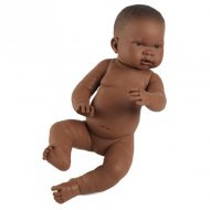 Afroamerikanisches Mädchen Baby Puppe 45cm