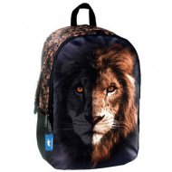 Animal Planet abgerundeter Löwen-Schulranzen, Rucksack 32x15x45cm