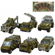 Army Die-Cast: Militär 6-teiliges Spielzeugauto-Set