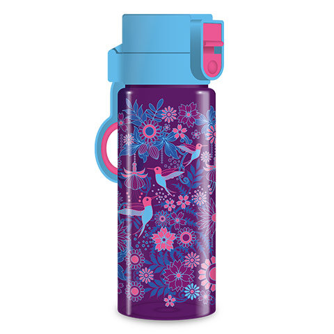 Ars Una: Catalina Estrada lila, blumige BPA-freie Trinkflasche 475ml