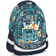 Ars Una: City of Budapest ergonomischer Schulranzen, Rucksack 33x45x21cm