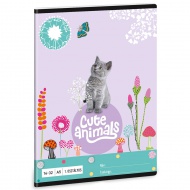 Ars Una: Cute Animals - Kätzchen 1. Klasse liniertes Heft A/5