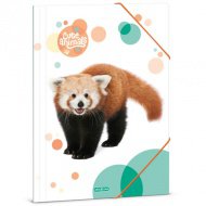 Ars Una: Cute Animals - Süßer roter Panda Gummimappe A/4 Größe