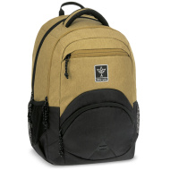 Ars Una: Dune braun-schwarzer ergonomischer Schulranzen, Rucksack 33x45x24cm