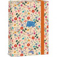 Ars Una: Flower Power Blumenmuster Heftbox A/4