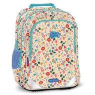 Ars Una: Flower Power Ergo-fit Schultasche, Rucksack