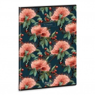 Ars Una: Flowery Green extra Heft mit Linien A/4