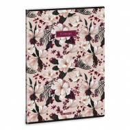 Ars Una: Flowery Pink extra Heft mit Linien A/4