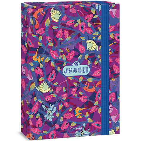 Ars Una: Jungle lila-blaues Heftbox A/4