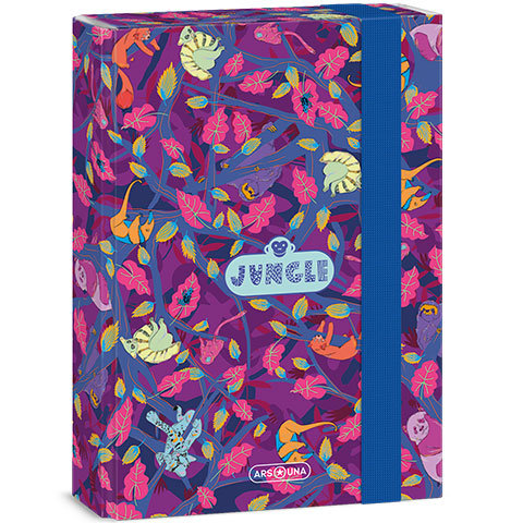 Ars Una: Jungle lila-blaues Heftbox A/5