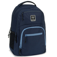 Ars Una: Navy dunkelblauer AU-5 Schulranzen, Rucksack 33x49x23cm