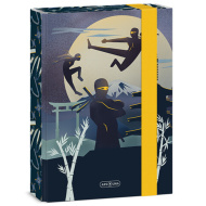 Ars Una Ninjas in the dark Gummiband-Heftbox A/5