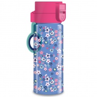 Ars Una: Pearl Blossom Blue blumige BPA-freie Trinkflasche 475ml