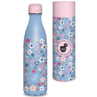 Ars Una: Pearl Blossom doppelwandige Metallflasche in Geschenkbox 500ml