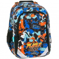 Ars Una: Player One ergo fit Schultasche, Rucksack 34x40x21cm