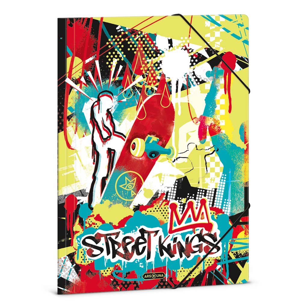 Ars Una: Street Kings Gummibandmappe, A4-Ordner