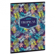 Ars Una: Tropical Lilly Flower liniertes Heft A/5