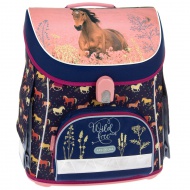 Ars Una: Wild and Free kompakter ergonomischer Schulranzen mit Magnetverschluss, Rucksack 33x41x24cm