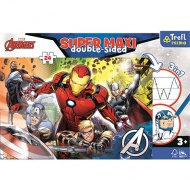 Avengers SuperMaxi doppelseitiges 3-in-1 Puzzle 24-teilig