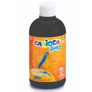 Baby-Fingerfarbe in Schwarz, 500 ml Flasche - Carioca