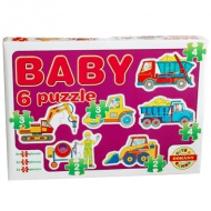 Baby Puzzle Arbeitsmaschinen - D-Toys