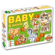 Baby-Puzzle mit Haustieren