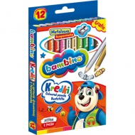 Bambino: Jumbo Buntstifte 12er-Set mit Anspitzer