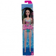 Barbie Beach Puppe in blau gemustertem Badeanzug - Mattel