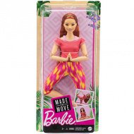 Barbie: Bewegliche Yoga-Puppe mit roten Haaren und rotem Oberteil - Mattel