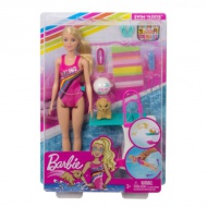 Barbie Dreamhouse Adventures: Schwimmmeister Barbie Puppenset - Mattel