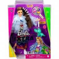 Barbie: Extravagante Puppe im Regenbogenkleid - Mattel