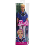 Barbie Fashionista Jungenpuppe in blau-schwarzem Hemd - Mattel