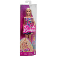 Barbie: Fashionista Stil Puppe in lebendigem, buntem Kleid - Mattel