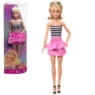 Barbie: Fashionista stilvolle Puppe im rosa Rock, mit Sonnenbrille - Mattel