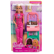 Barbie Kinderärztin Karrierepuppe Spielset mit blonden Haaren - Mattel