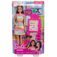 Barbie Lehrerin Karrierepuppe Spielset mit braunen Haaren und Zubehör - Mattel