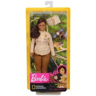 Barbie: National Geographic Puppe mit Affe - Mattel