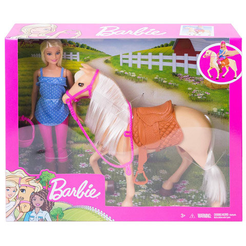 Barbie Reitset mit Puppe - Mattel