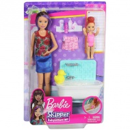 Barbie: Skipper Babysitter Badeset - Mattel