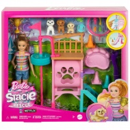 Barbie: Stacie zur Rettung - Hundeschule Spielset mit Zubehör - Mattel