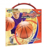 Basketballkorb-Set mit Netz