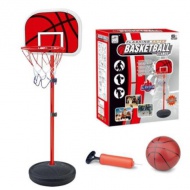 Basketballkorb-Set mit Ständer, Pumpe und Ball