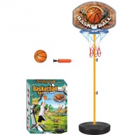 Basketballkorb mit Dinosaurierständer und Ball