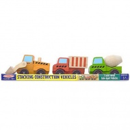 Baufahrzeug-Set aus Holz - Melissa &amp; Doug