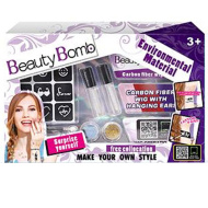 Beauty Bomb Teen Glitzertattoo-Set mit farbiger Haarsträhne